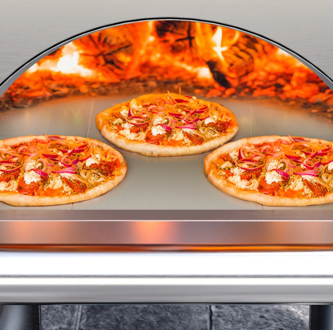 เตาอบพิซซ่า 2 เชื้อเพลิง KINGBE รุ่น PRO MONTE DUAL FUEL - ขนาด 82CM._12